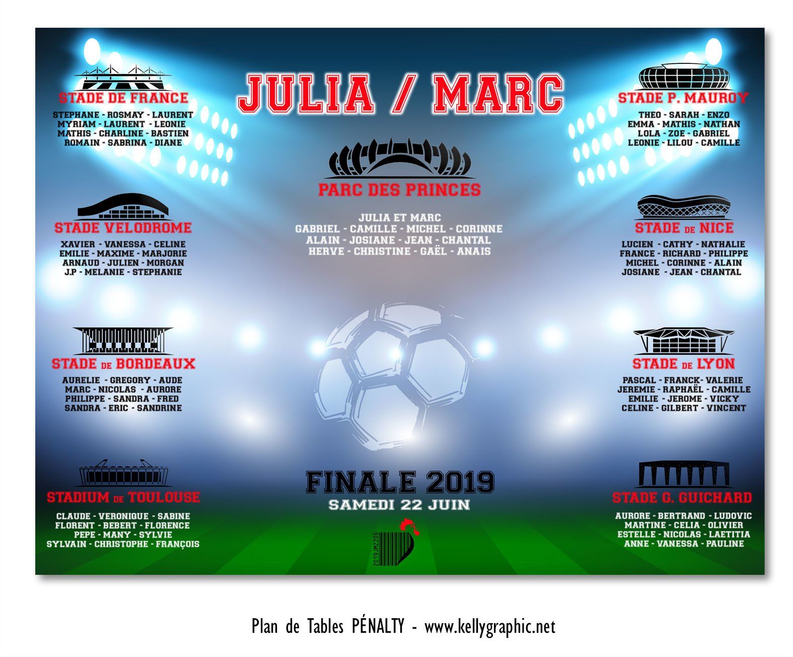 Faire-part mariage Foot Faire-part mariage Foot