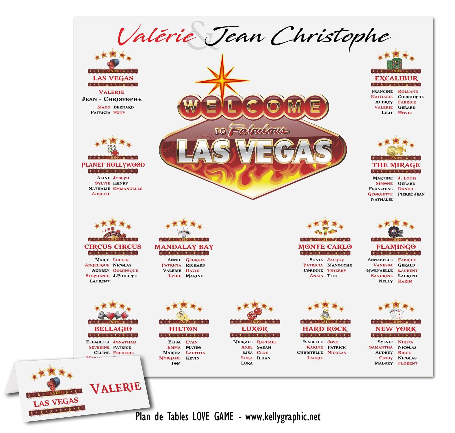 Plan de Table Mariage Casino Las Vegas Plan de Table Mariage Casino Las Vegas
