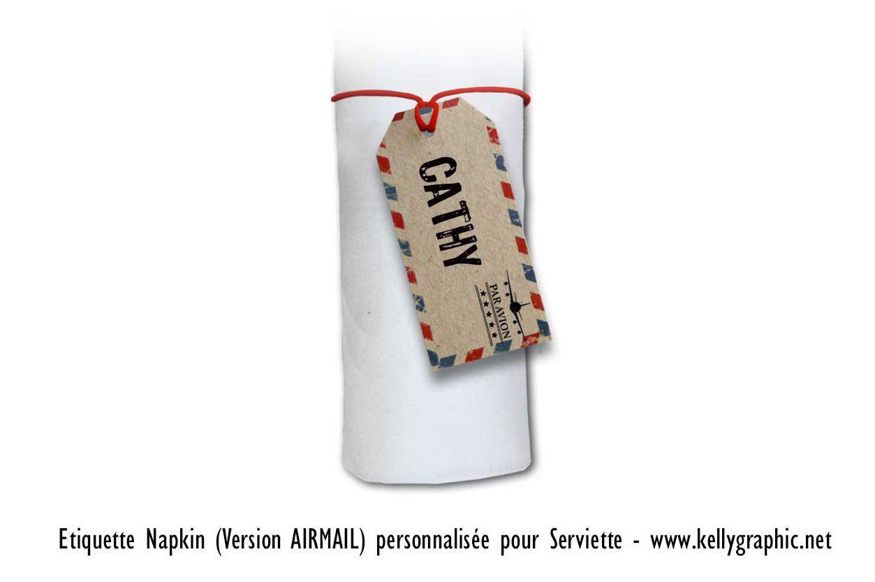 Etiquettes personnalisée pour serviettes Etiquettes personnalisée pour serviettes