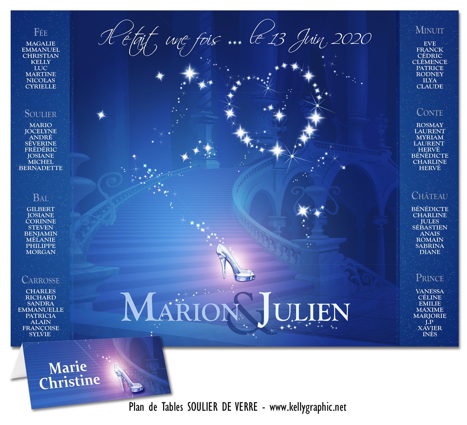 Plan de Table Mariage Cendrillon Disney Plan de Table Mariage Cendrillon Disney