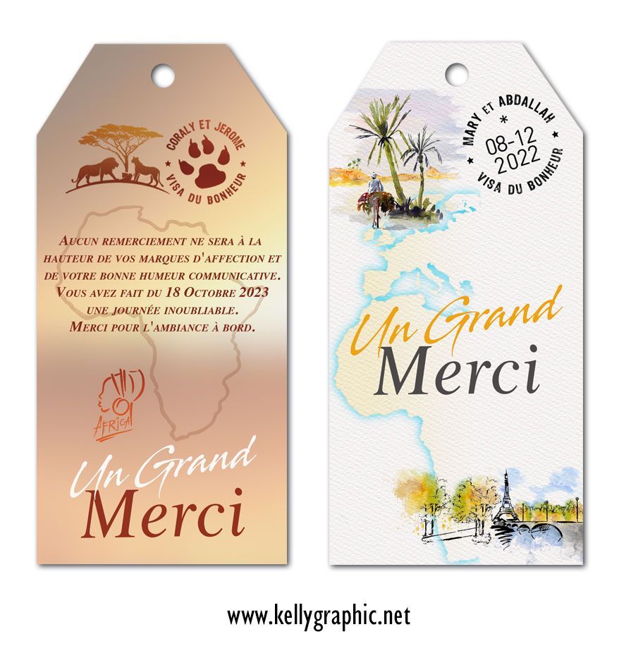 Remerciements de mariage