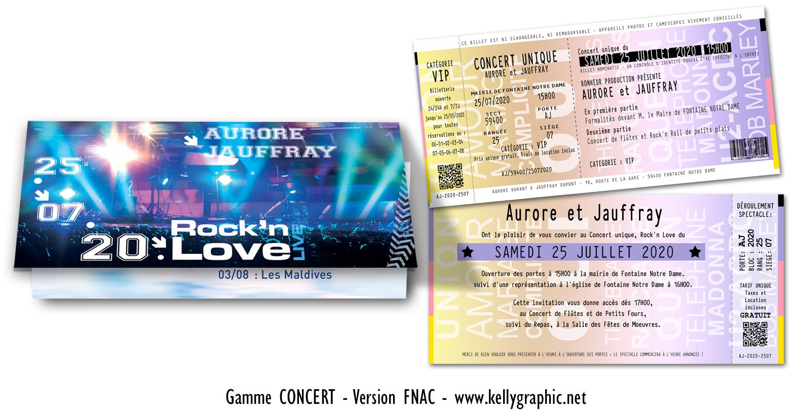 Faire-part Mariage Musique Concert Faire-part Mariage Musique Concert