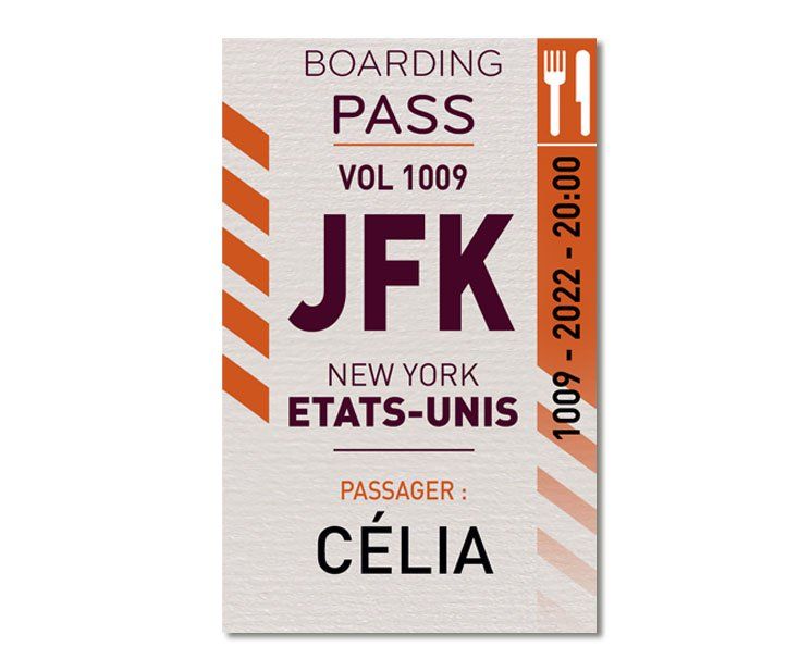 boarding pass, marque place personnalise invités mariage boarding pass, marque place personnalise invités mariage