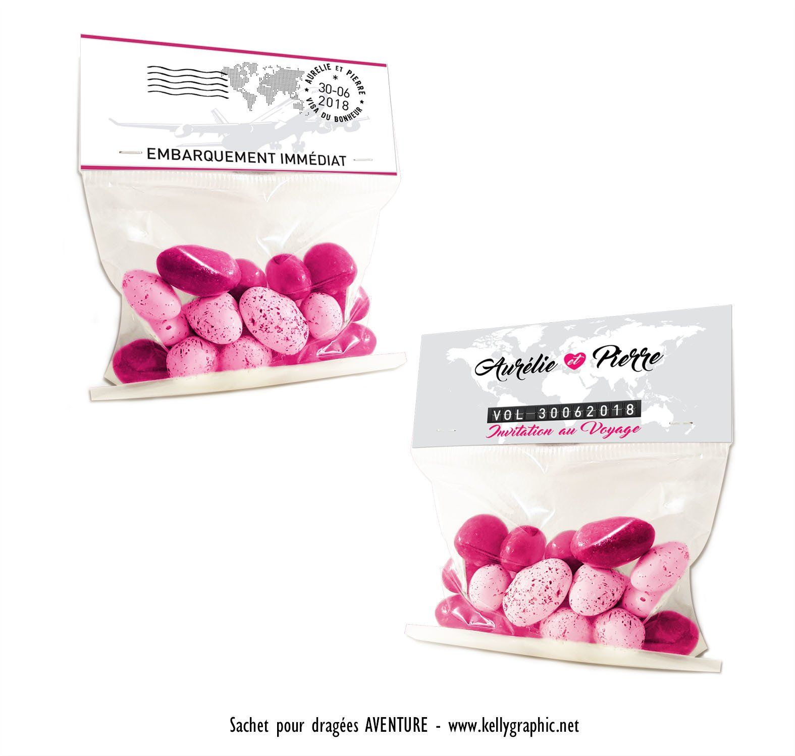 pochette dragées mariage personnalisée pochette dragées mariage personnalisée
