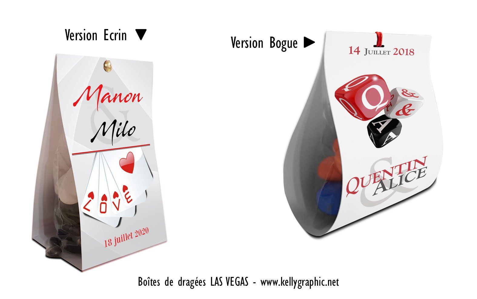 Boites dragées Mariage Casino Las Vegas Boites dragées Mariage Casino Las Vegas