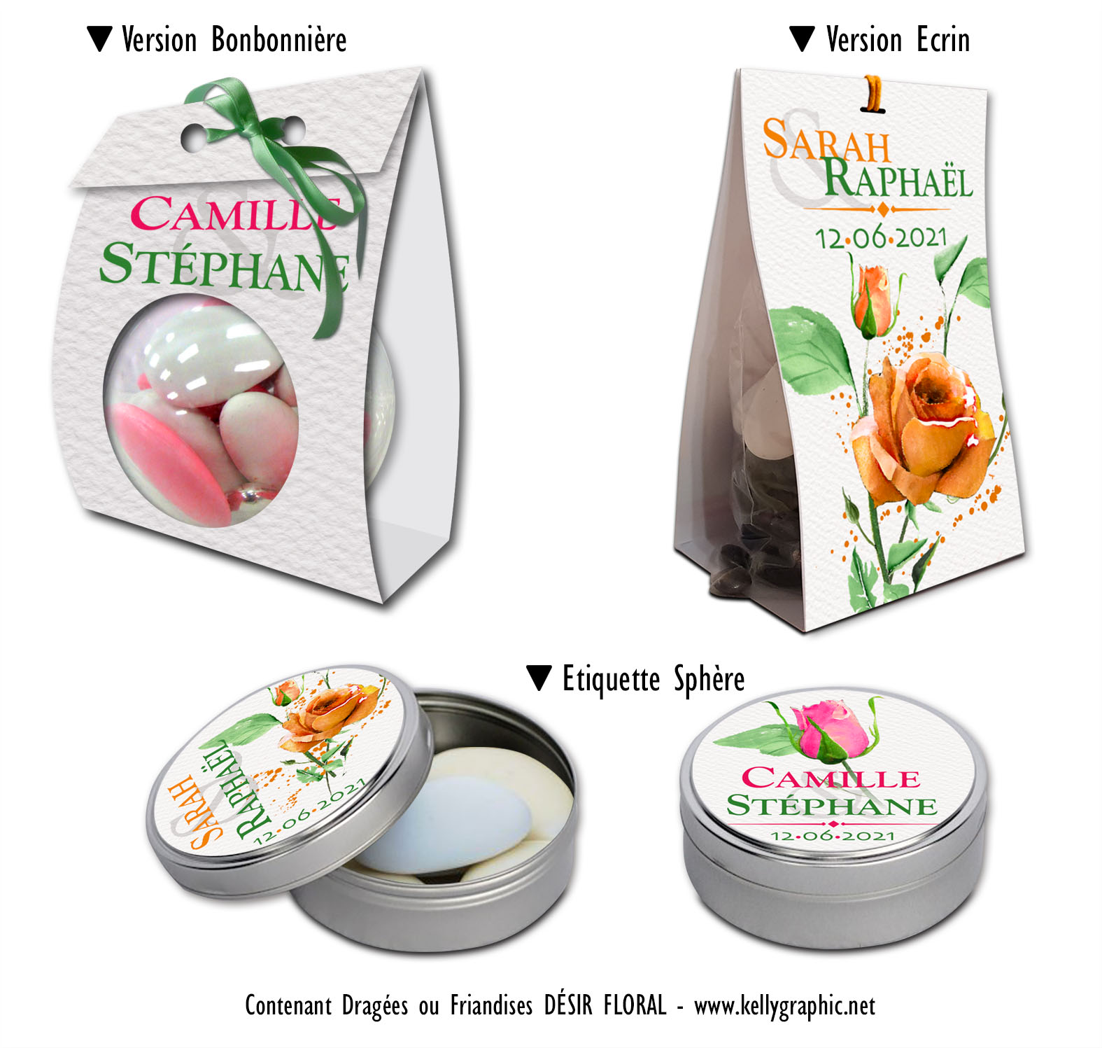 Boites dragées personnalisées mariage Boites dragées personnalisées mariage