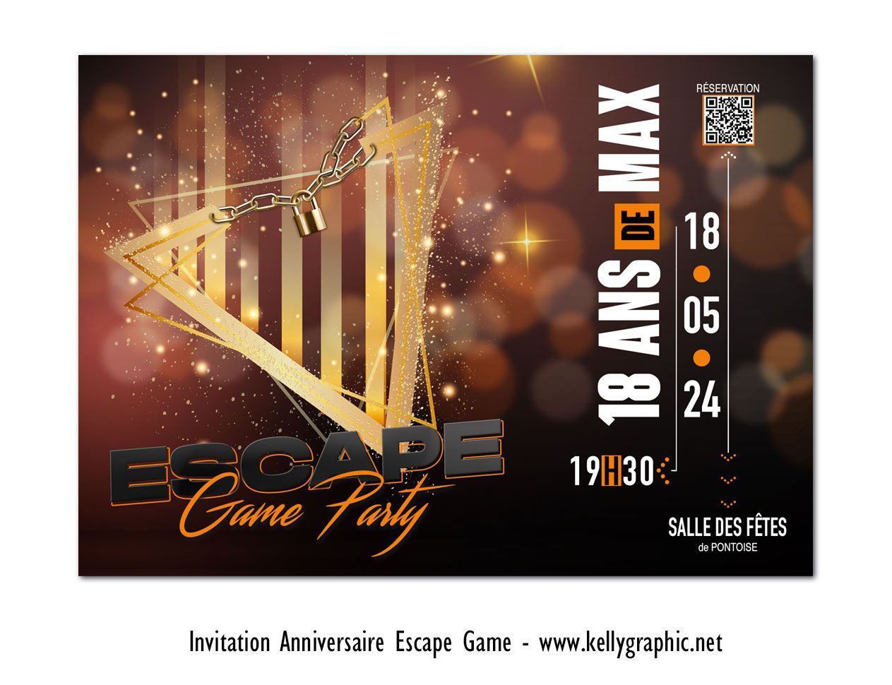 carte invitation anniversaire escape game Invitation, carte cartons anniversaire Ado Adultes Enfants escape game