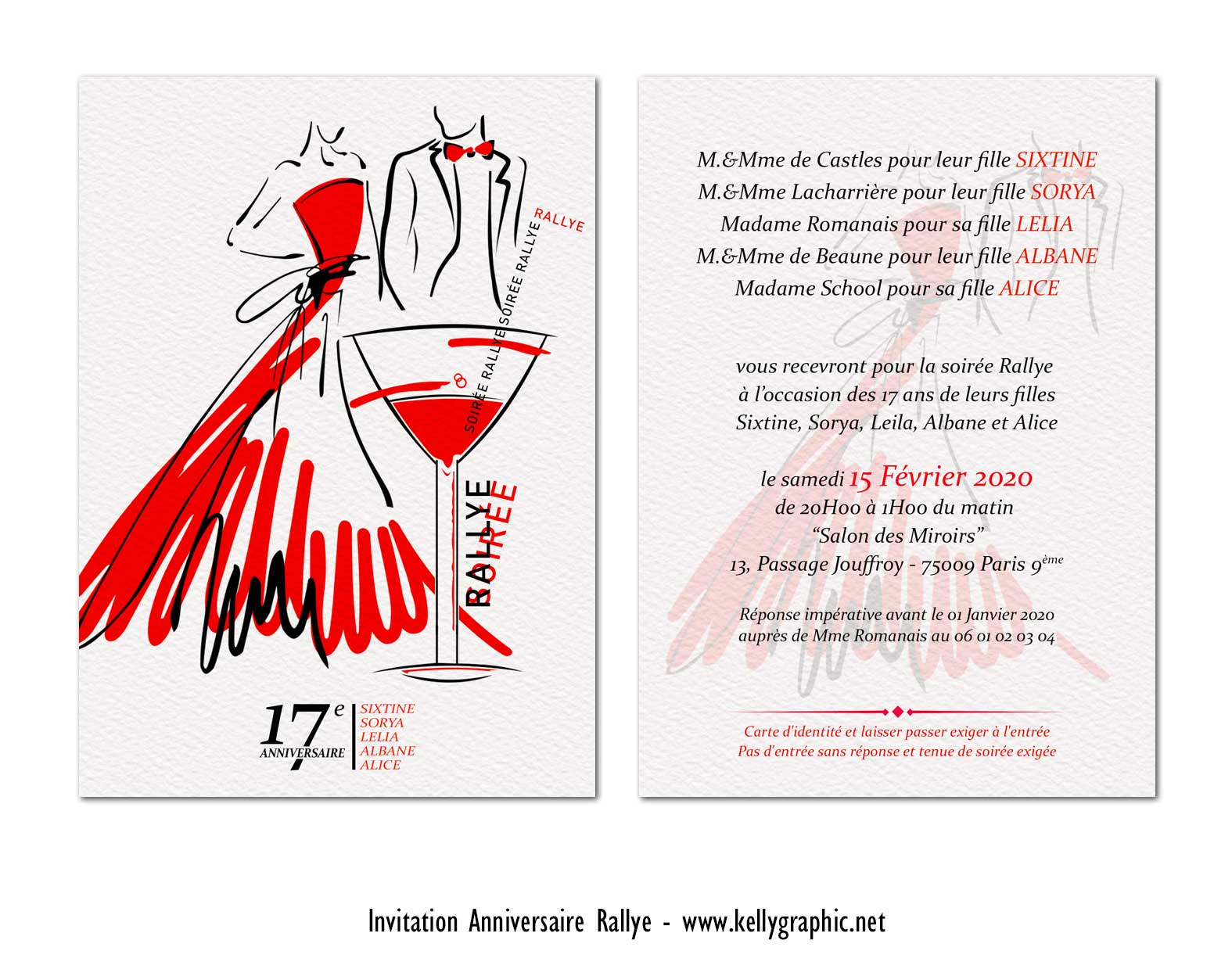 carton invitation anniversaire soirée rallye Invitation, carte cartons anniversaire Ado Adultes Enfants soirée rallye