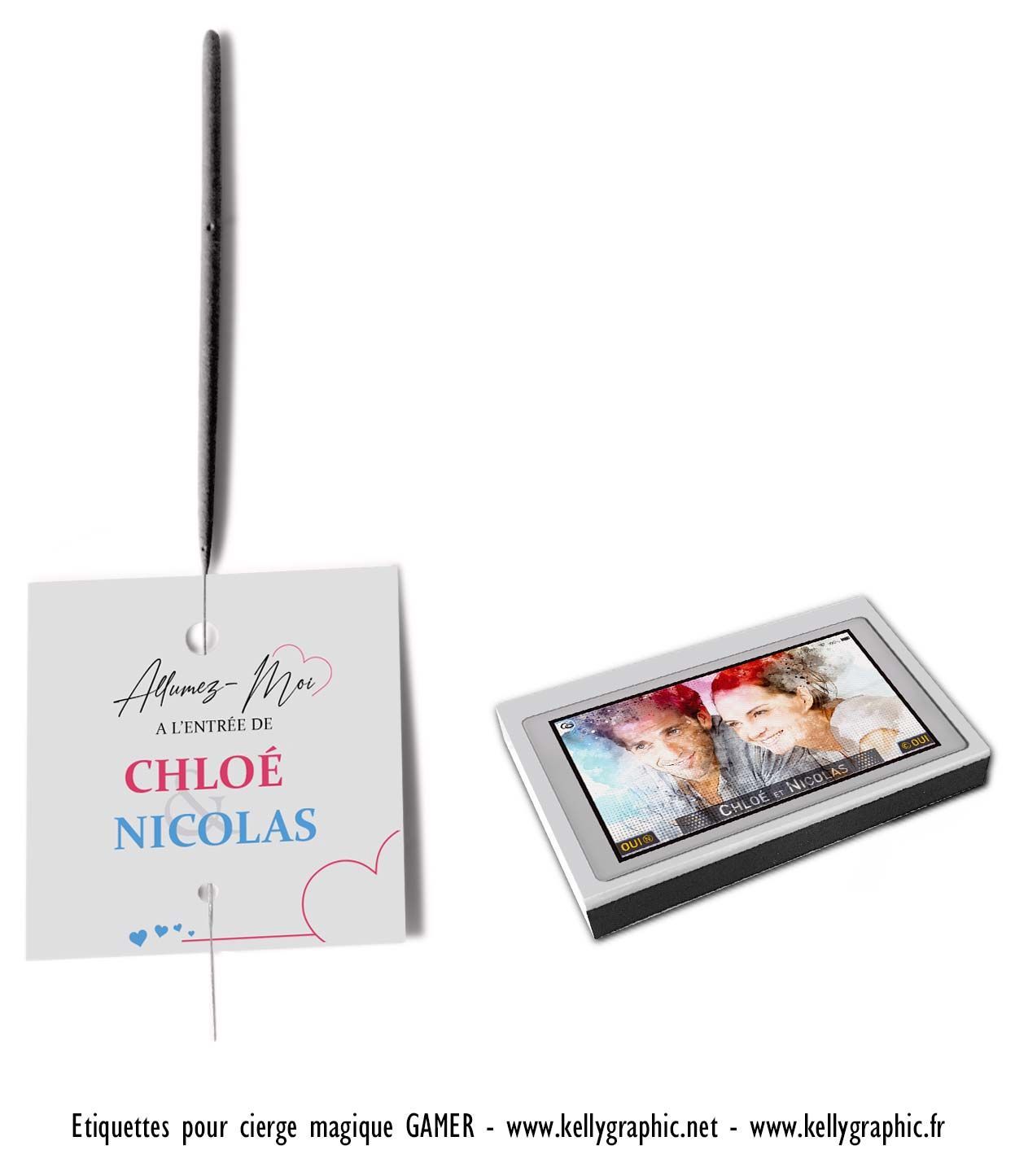 Cierges magiques mariage Switch Mario Gamer Cierges magiques mariage Switch Mario Gamer