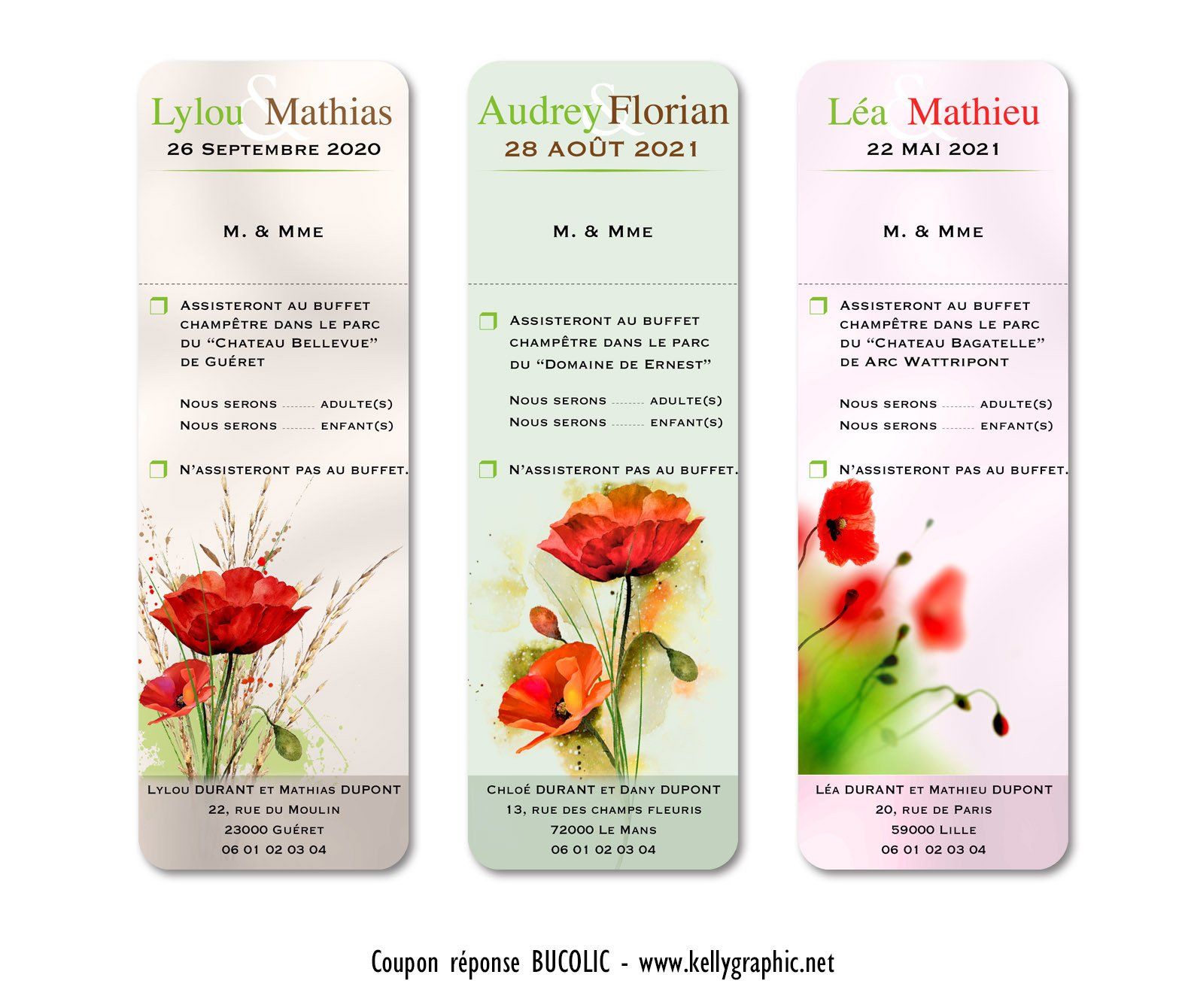 coupon réponse Mariage photomaton fleurs coupon réponse Mariage photomaton fleurs