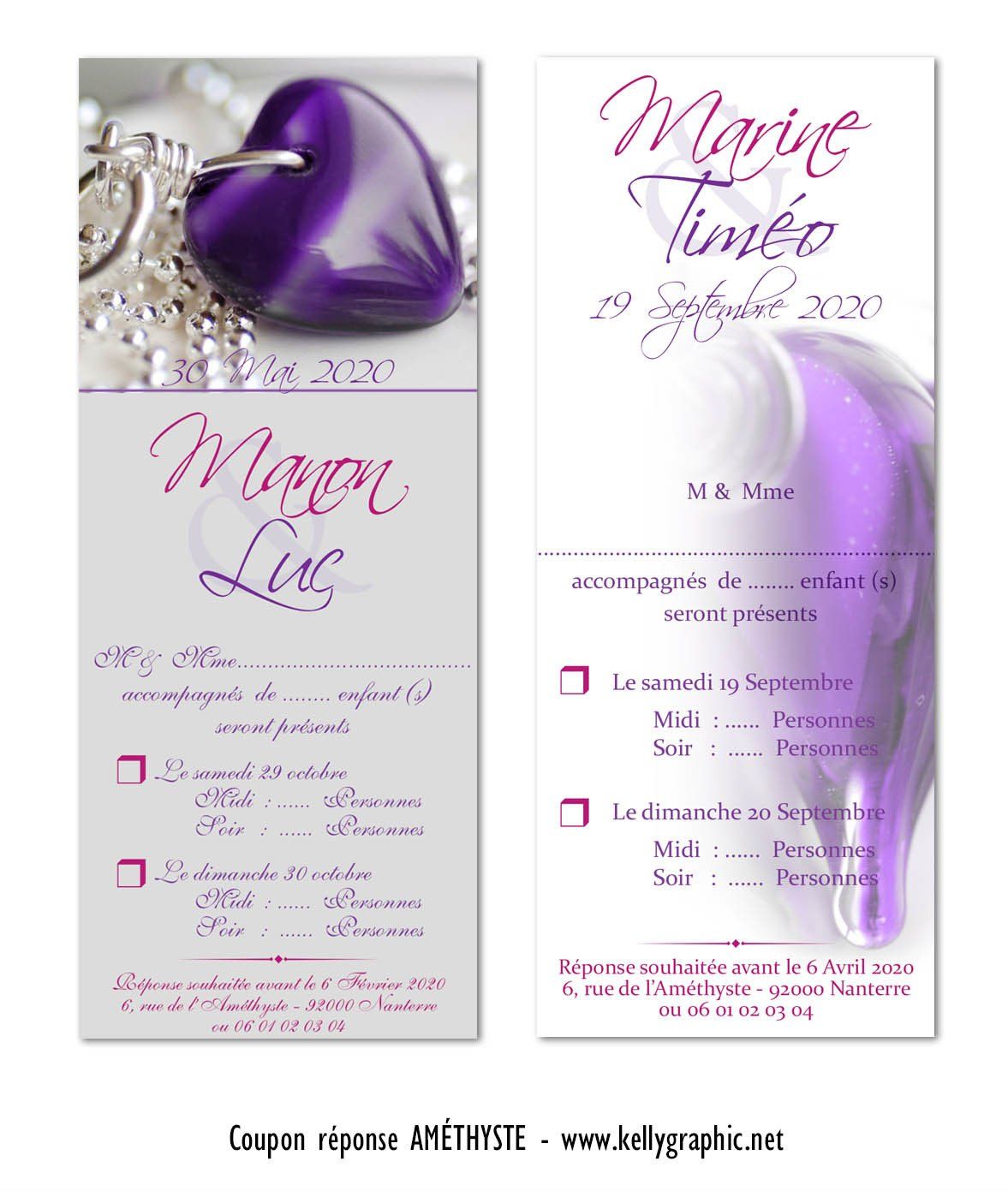 Coupon Réponse Mariage Pierre Précieuse Coupon Réponse Mariage Pierre Précieuse