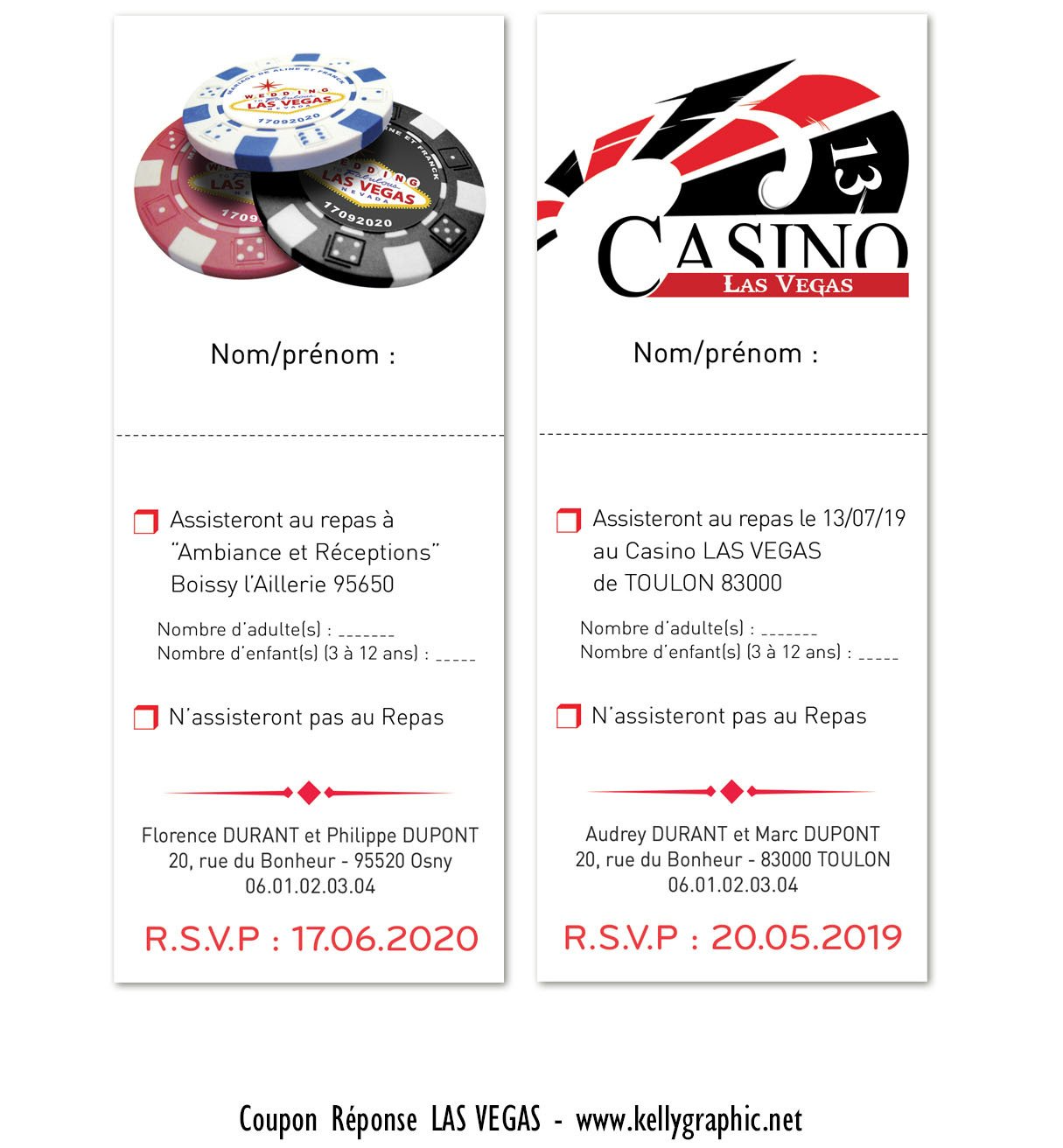 Coupon réponse Mariage Casino Las Vegas Coupon réponse Mariage Casino Las Vegas