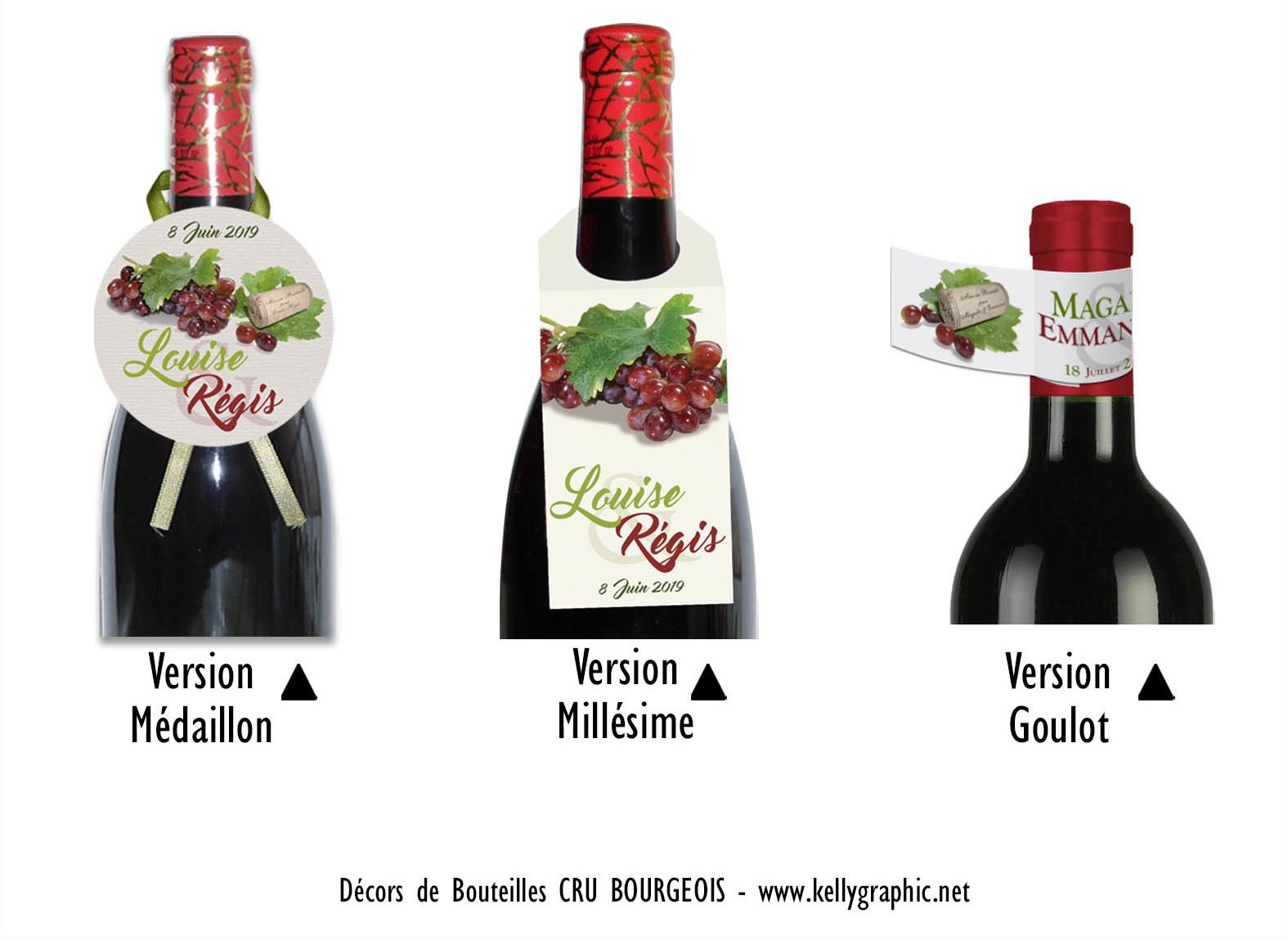 Décors bouteilles personnalisées Mariage Décors bouteilles personnalisées Mariage