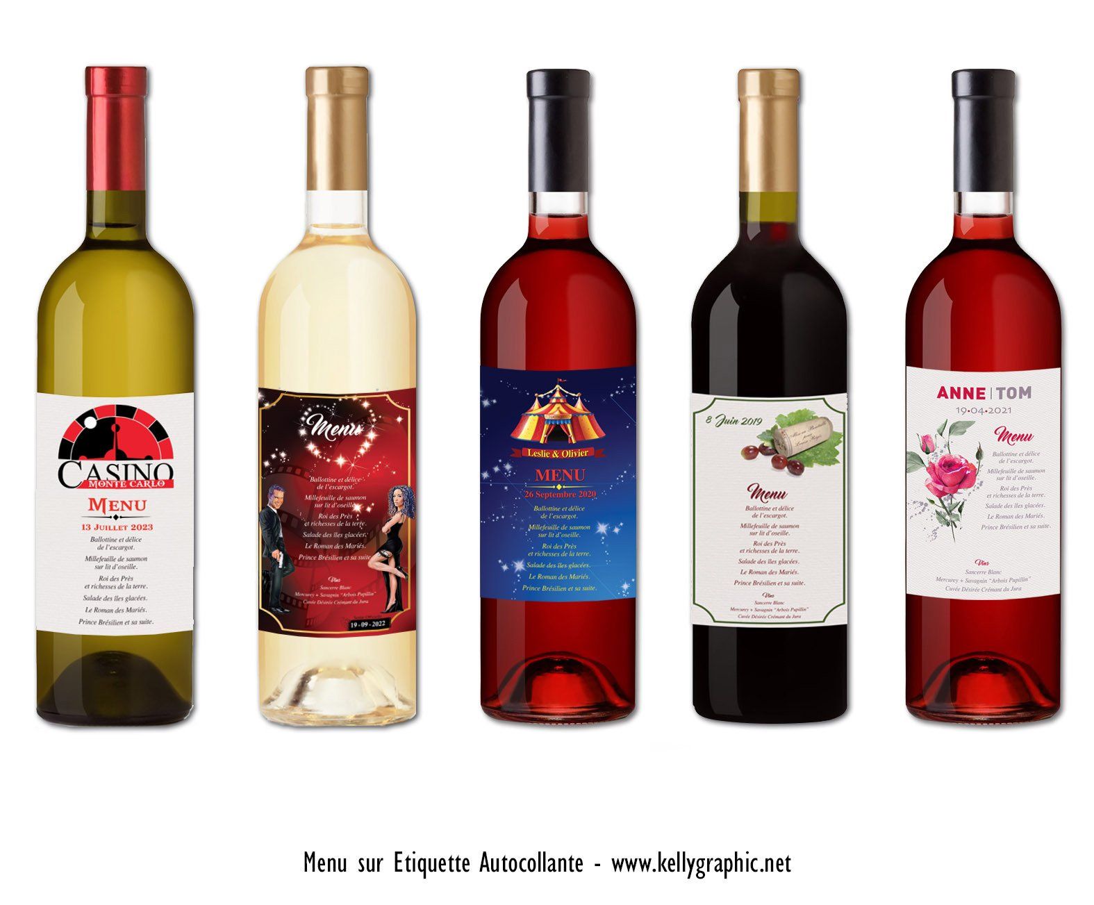 menus personnalisé mariage décors bouteilles menus personnalisé mariage décors bouteilles