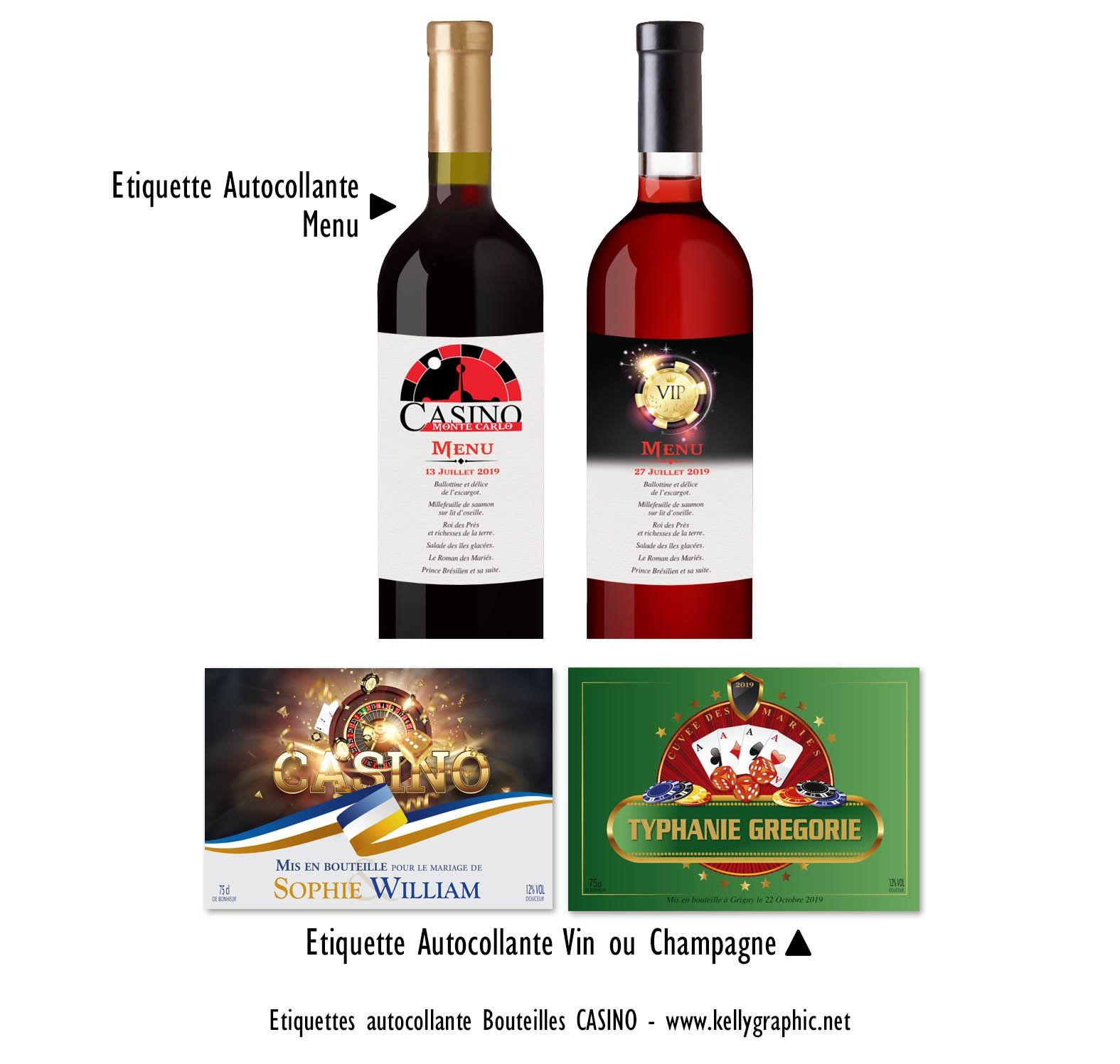 Etiquettes personnalisées autocollantes mariage Etiquettes personnalisées autocollantes mariage