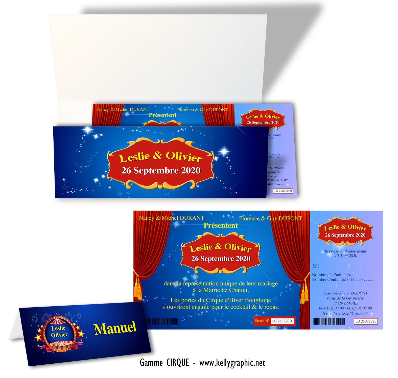 Faire-part Mariage Cirque Faire-part Mariage Cirque Clown