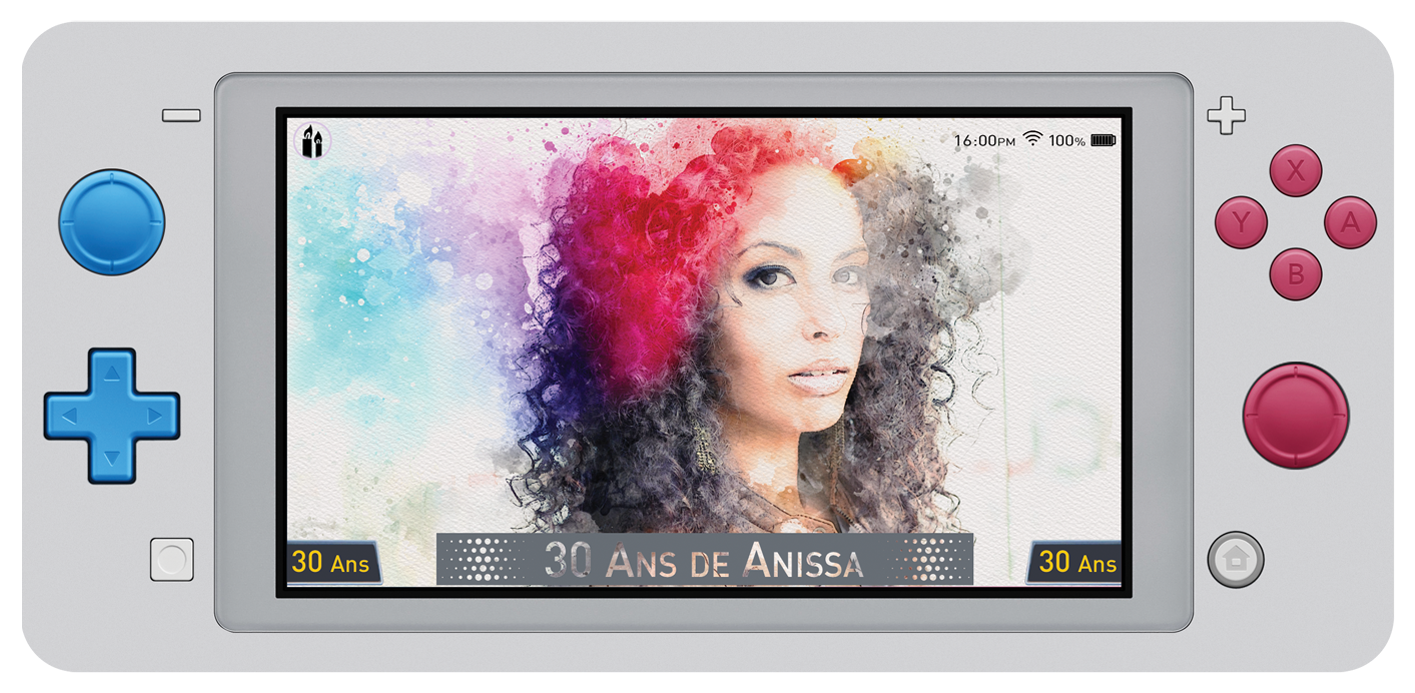 Invitation Carton anniversaire Mario Switch Invitation Carton anniversaire Mario Switch