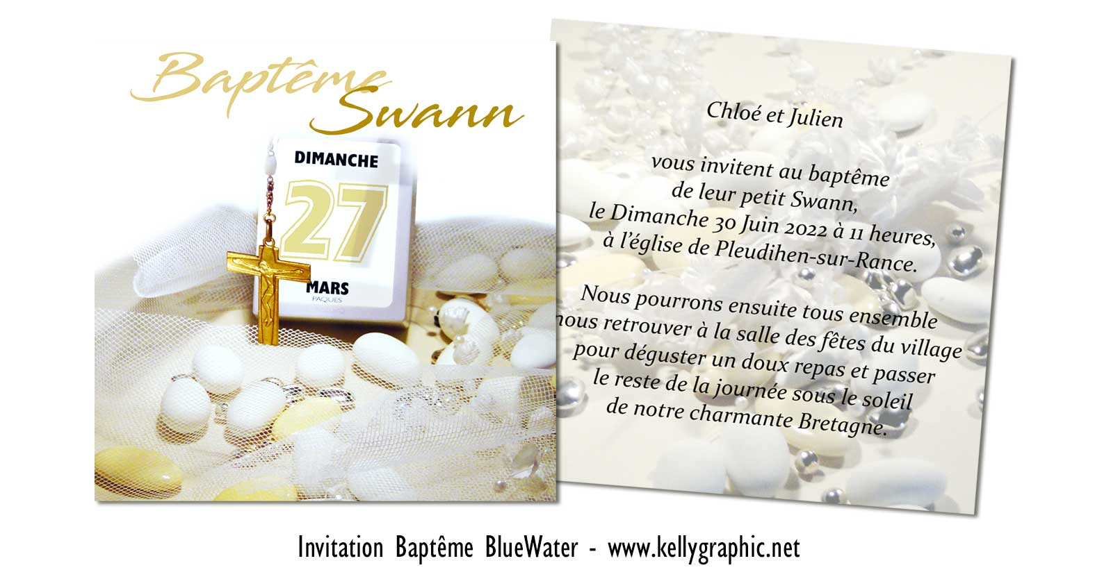 Faire-part religieux baptême Faire-part religieux baptême