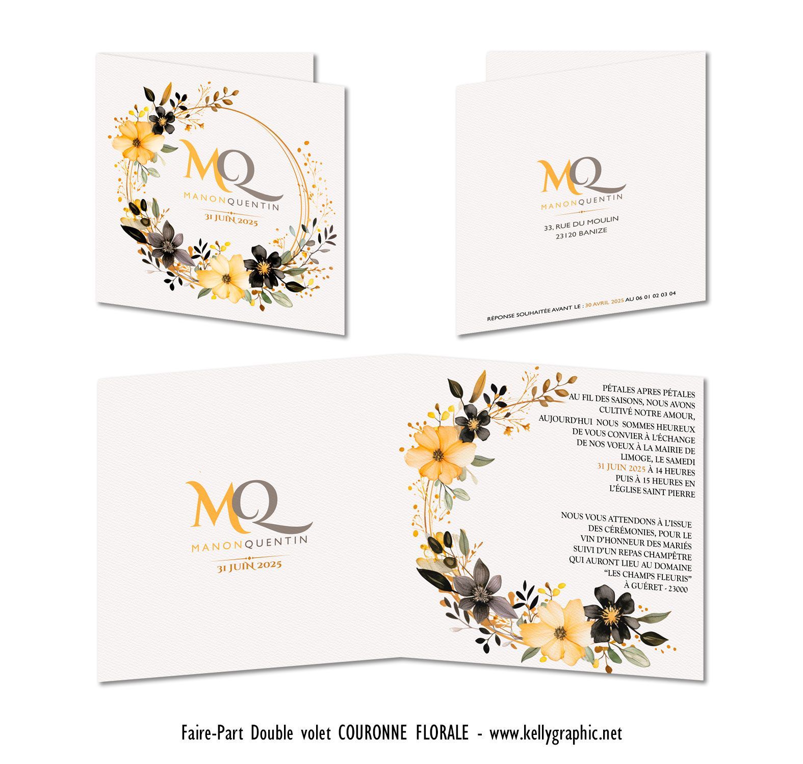 Gamme mariage fleurs champêtre Gamme mariage fleurs champêtre