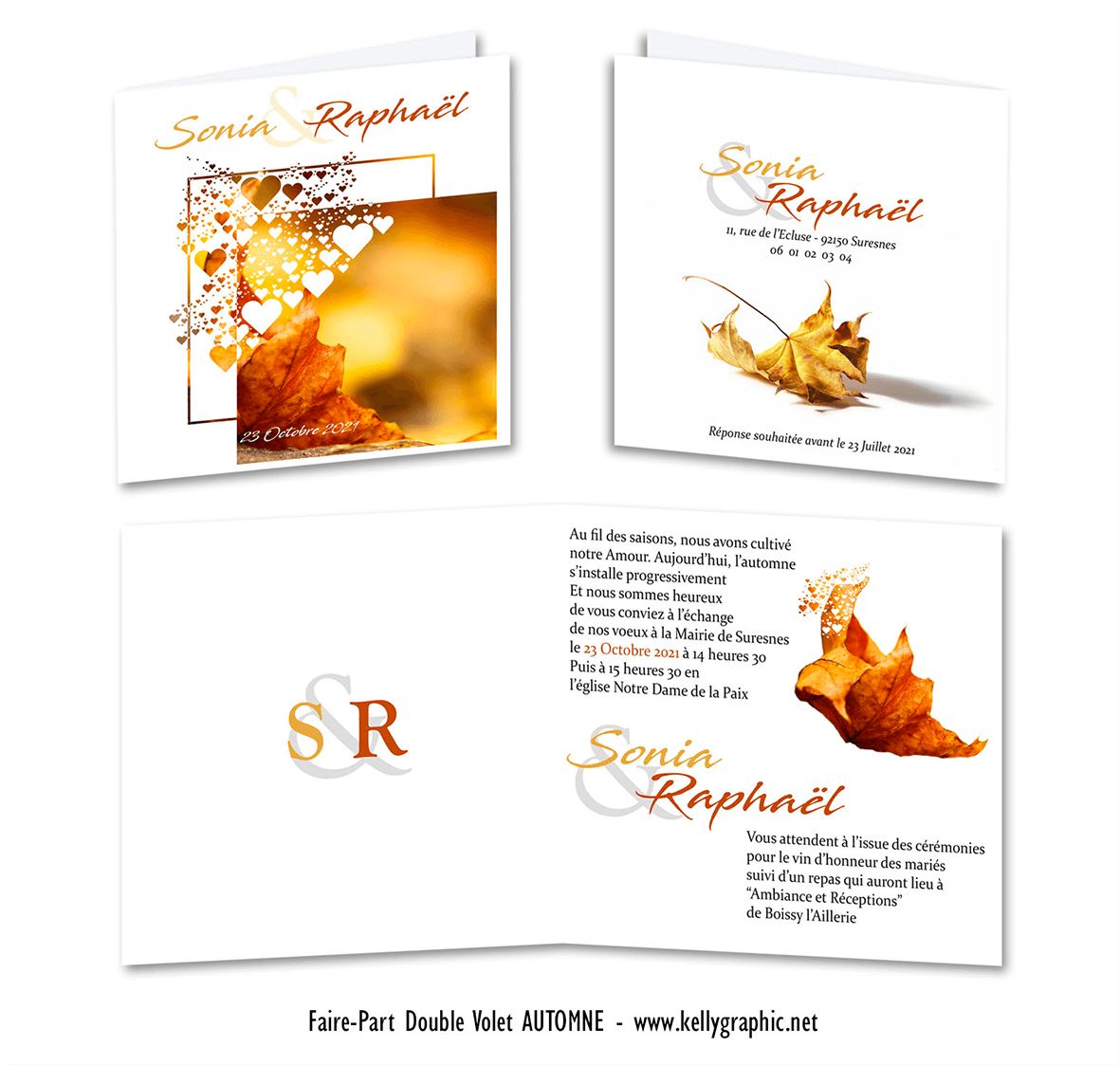 faire-part mariage automne faire-part mariage automne