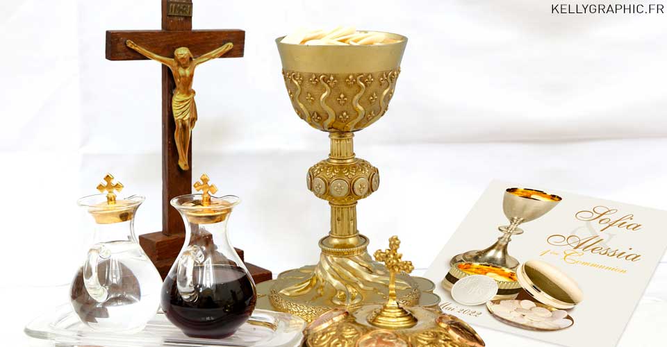 Faire-part communion calice Faire-part communion calice