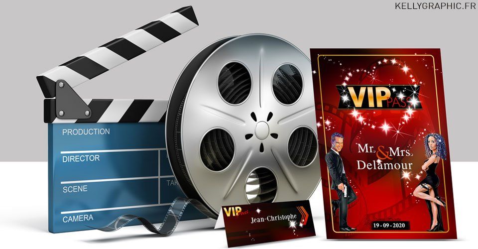 Faire-part mariage Cinéma Faire-part mariage Film