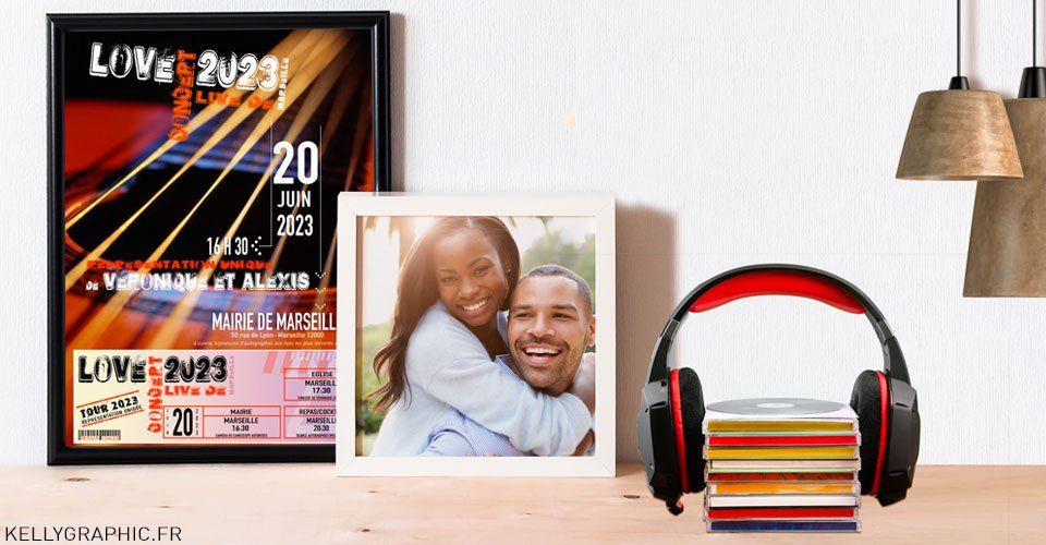 faire-part Mariage musique concert guitare love tour faire-part Mariage musique concert guitare love tour