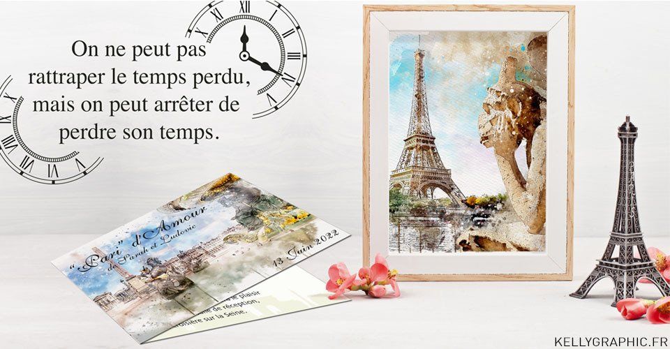 Faire-part mariage paris monuments parisiens Faire-part mariage paris monuments parisiens