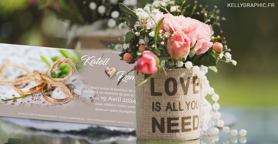 faire-part mariage champêtre fleur coquelicot Faire-part mariage champêtre fleur coquelicot