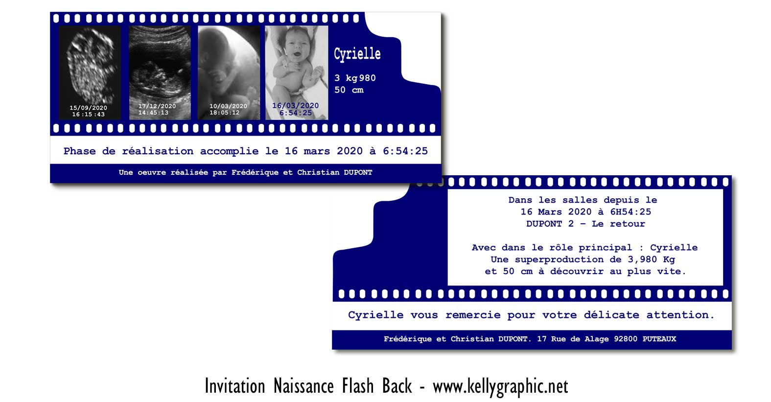 Faire-part naissance bébé échographie Faire-part naissance bébé échographie