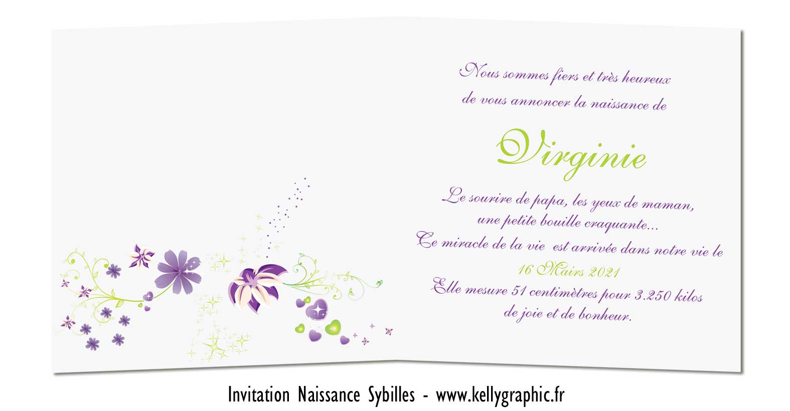 Faire-part naissance bébé papillons Faire-part naissance bébé papillons