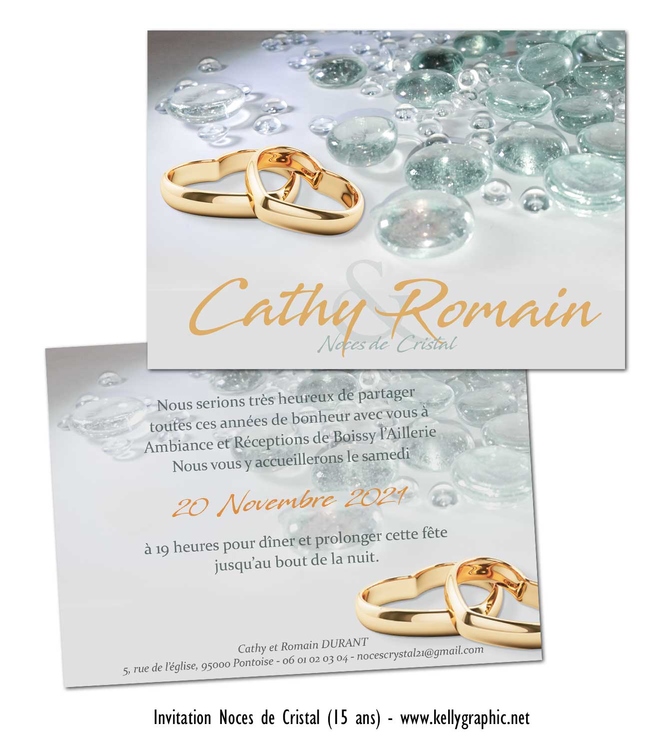 Noces de mariage 15 ans cristal Noces de mariage 15 ans cristal