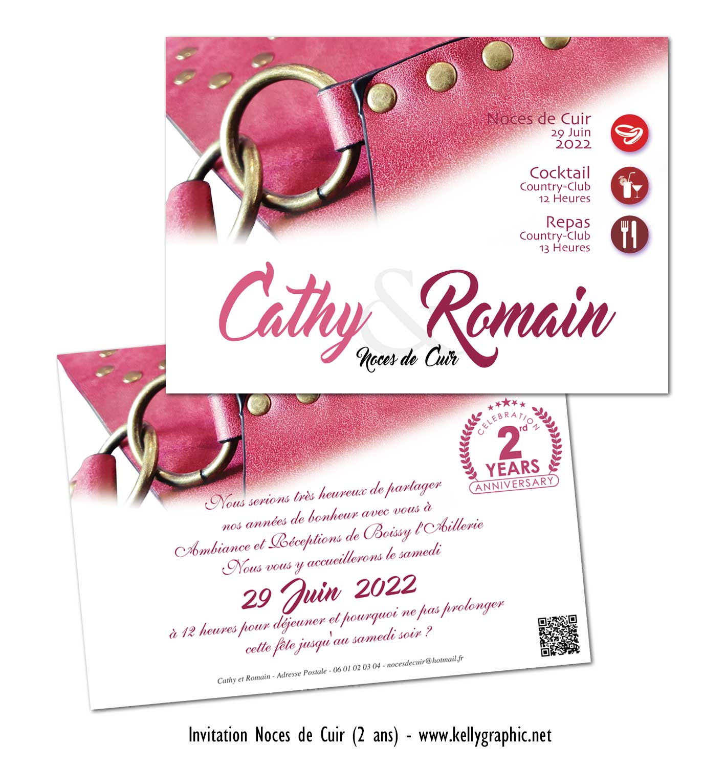 Noces de mariage 2 ans cuir Noces de mariage 2 ans cuir