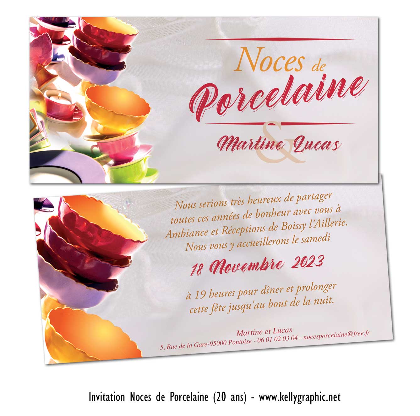 Noces de mariage 20 ans porcelaine Noces de mariage 20 ans porcelaine