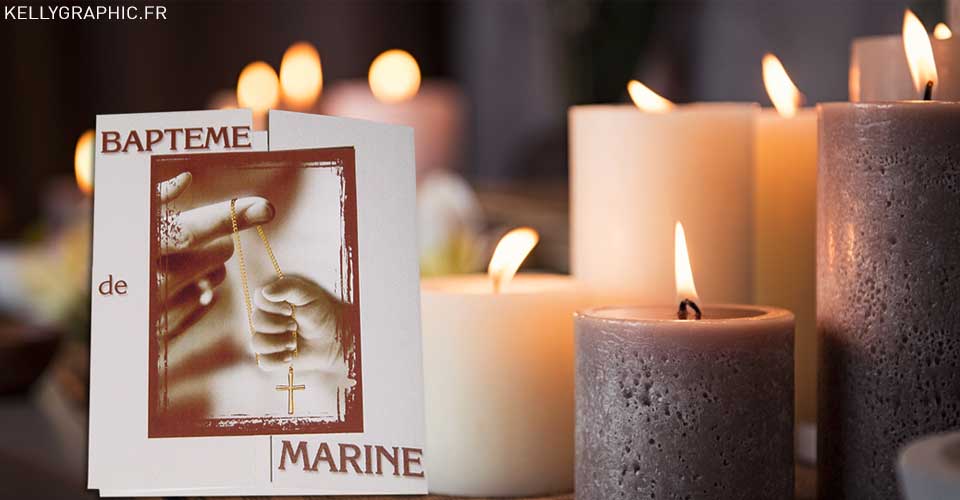 Faire-part religieux baptême chrétien Faire-part religieux baptême chrétien