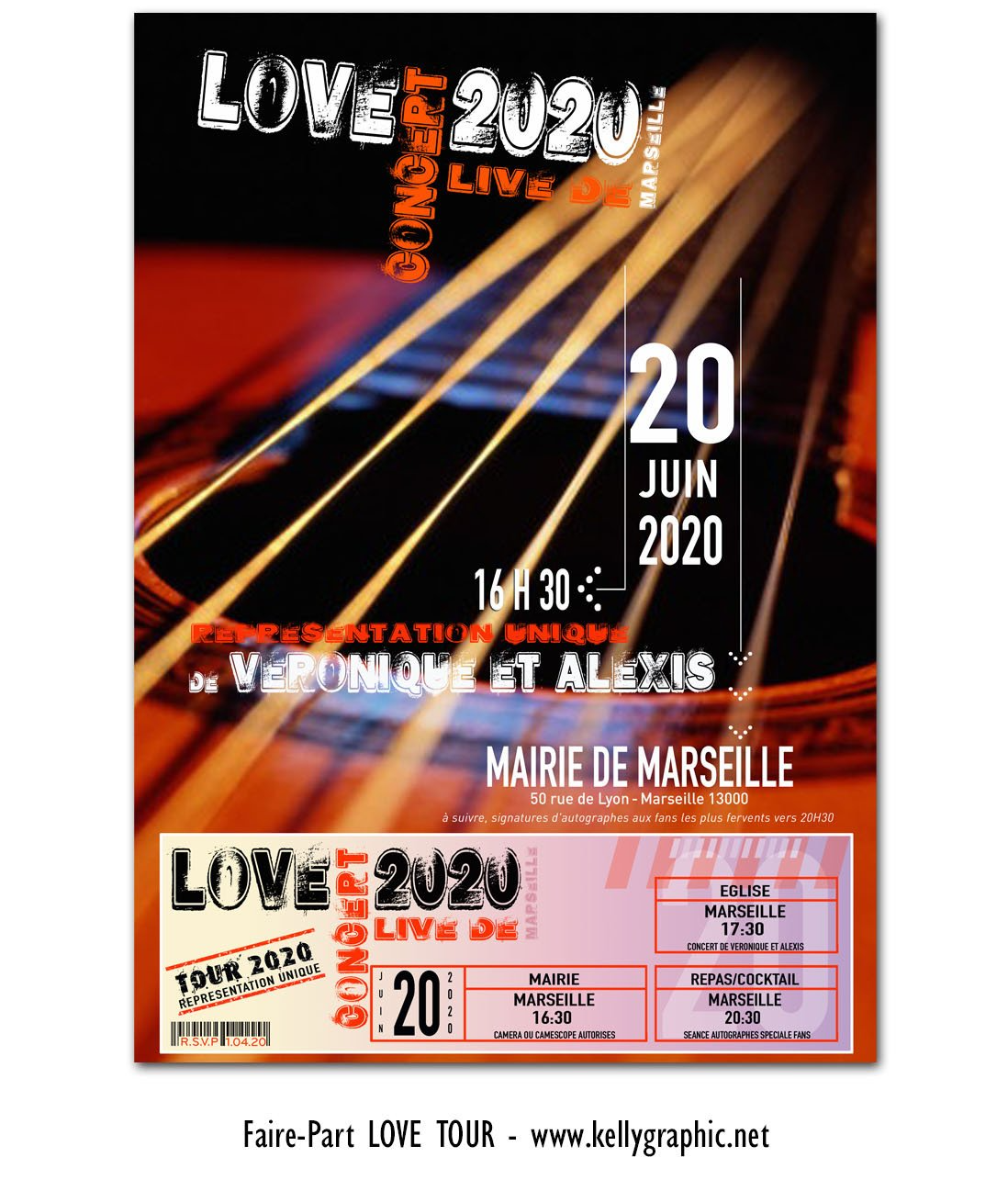 Faire-part Mariage Musique Concert Faire-part Mariage Musique Concert