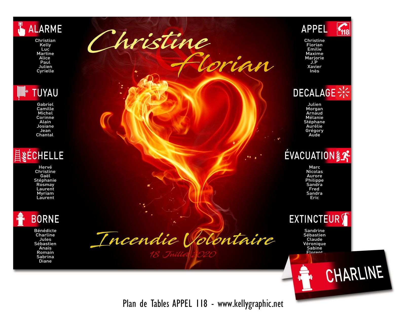 Faire-part Mariage Feu Flammes Faire-part Mariage Feu Flammes