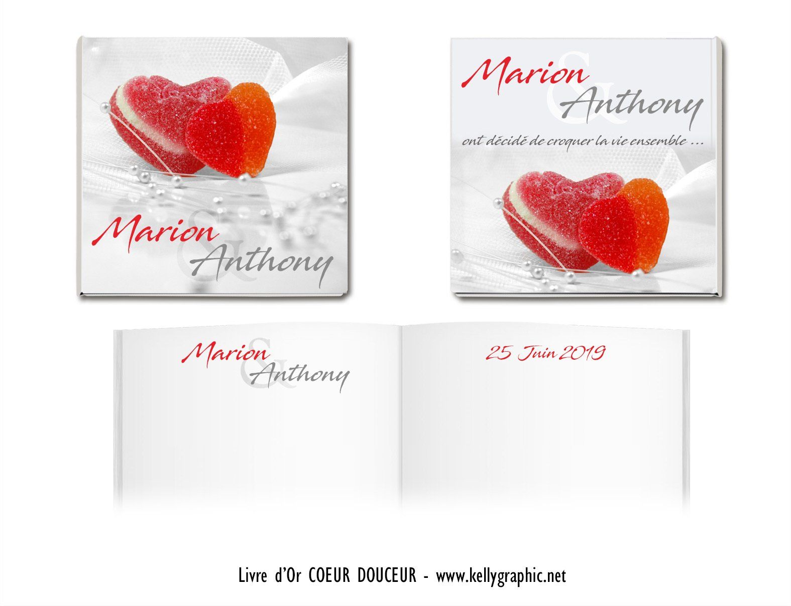 Livre d'or personnalisés Mariage Livre d'or personnalisés Mariage