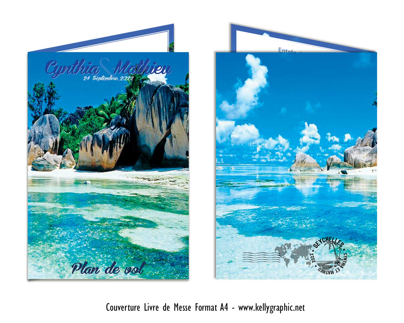 livre d'or mariage personnalisé, livrets de messe élégant et créatif