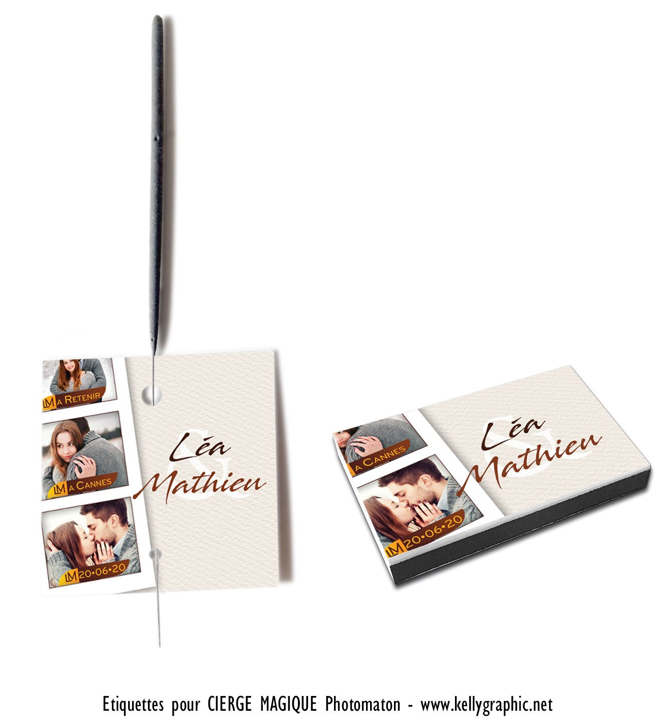 Cierges magiques personnalisées mariage Cierges magiques personnalisées mariage