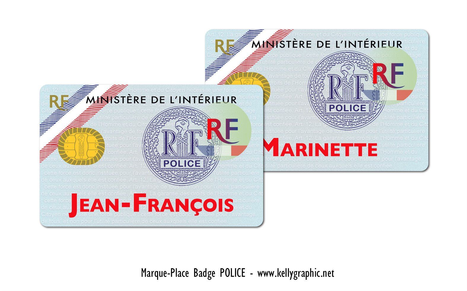 Porte noms Mariage Police Marque Places Mariage Police
