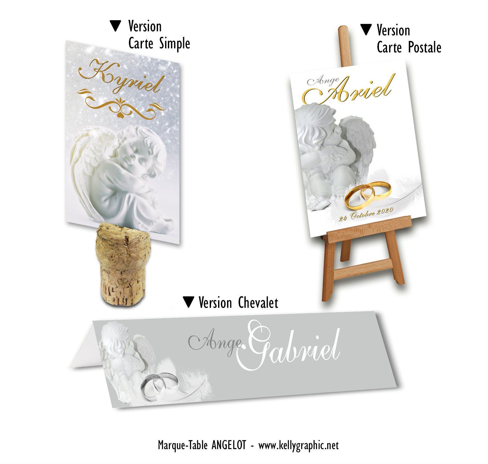 Marques tables mariage Ange plumes Marques tables mariage Ange plumes