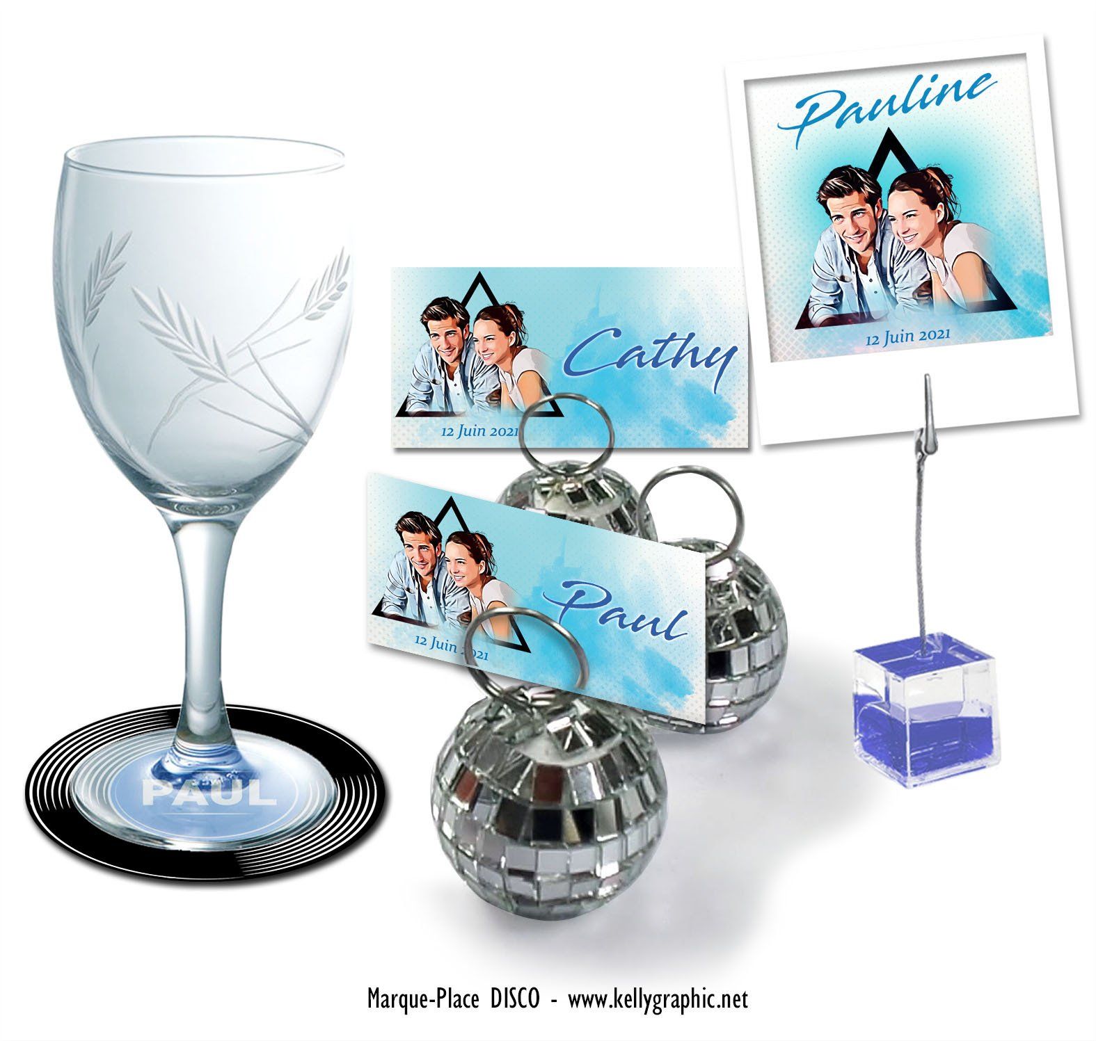 Porte noms Mariage Musique Disco Marques Places Mariage Musique Disco