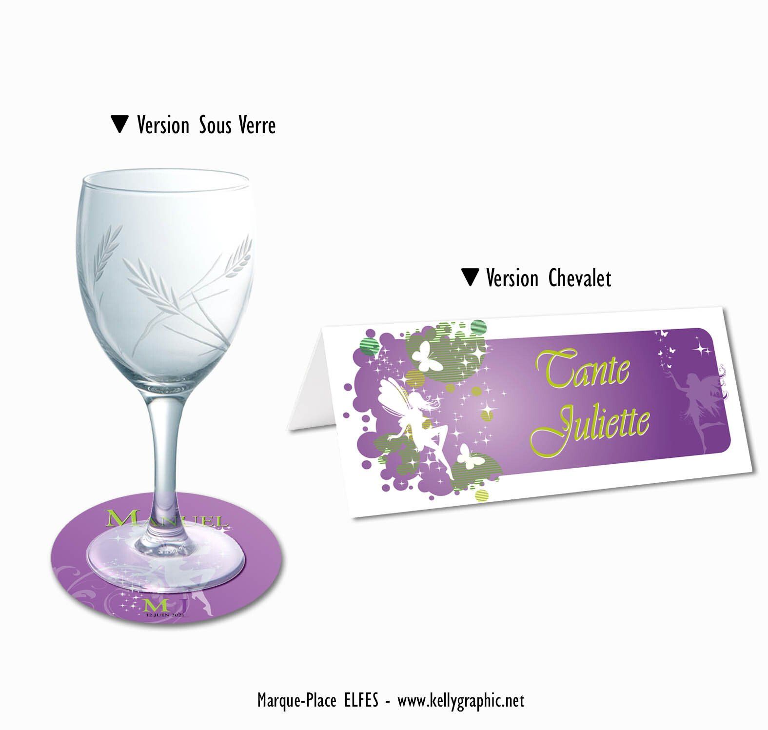 Marques Places mariage fées Disney Marques Places mariage fées Disney