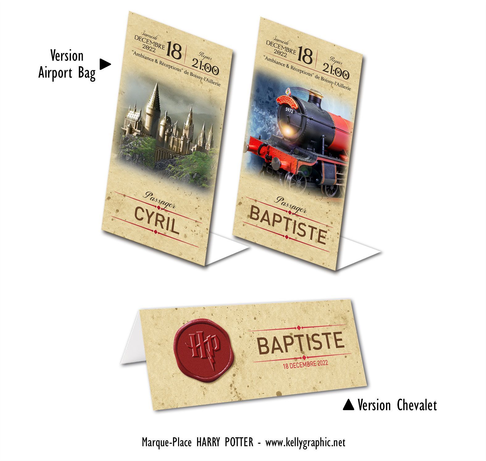 Marques place de mariage Harry Potter Marques place de mariage Harry Potter
