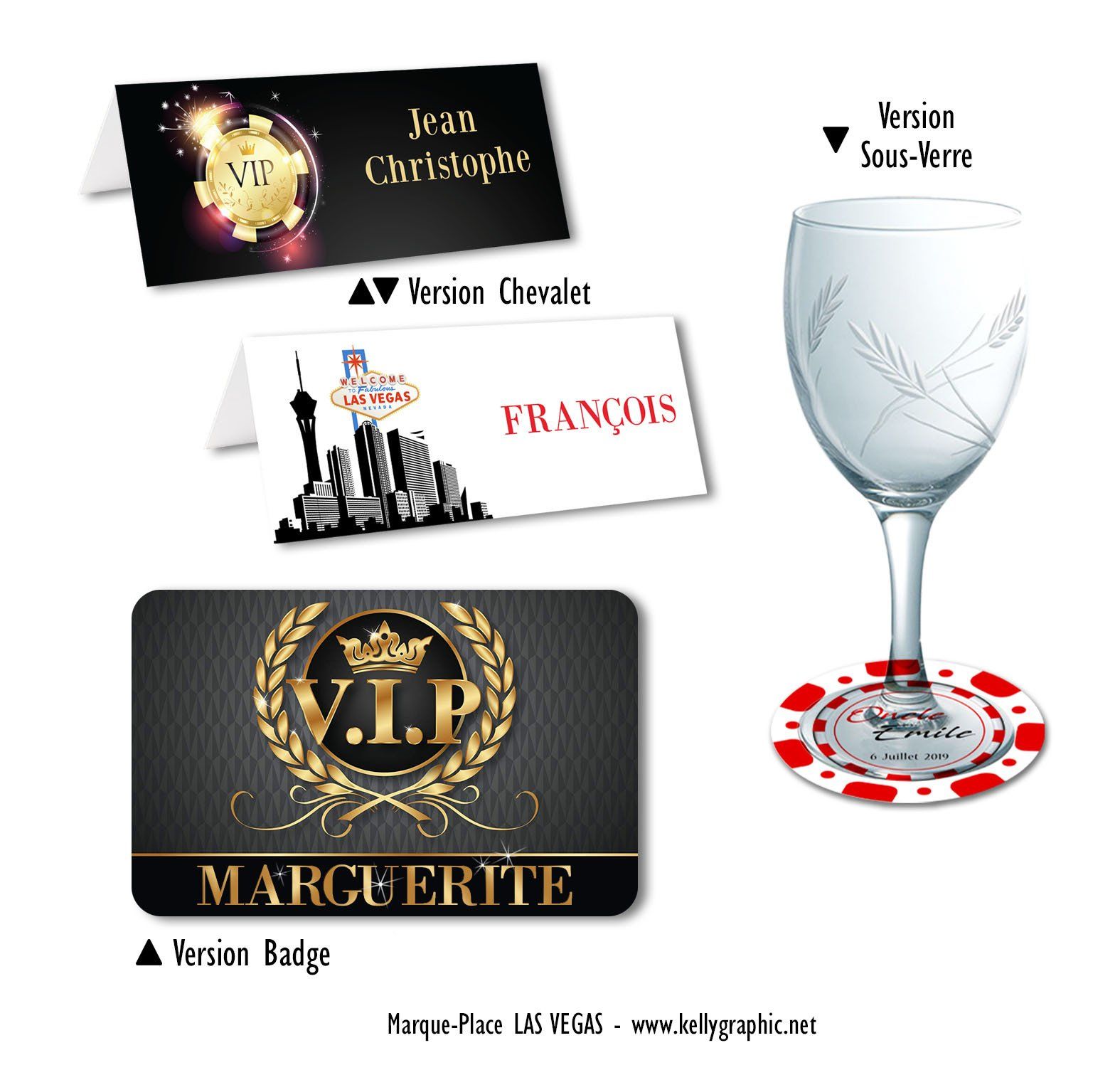 Porte noms mariage Las Vegas Casino Marque Places mariage Las Vegas Casino