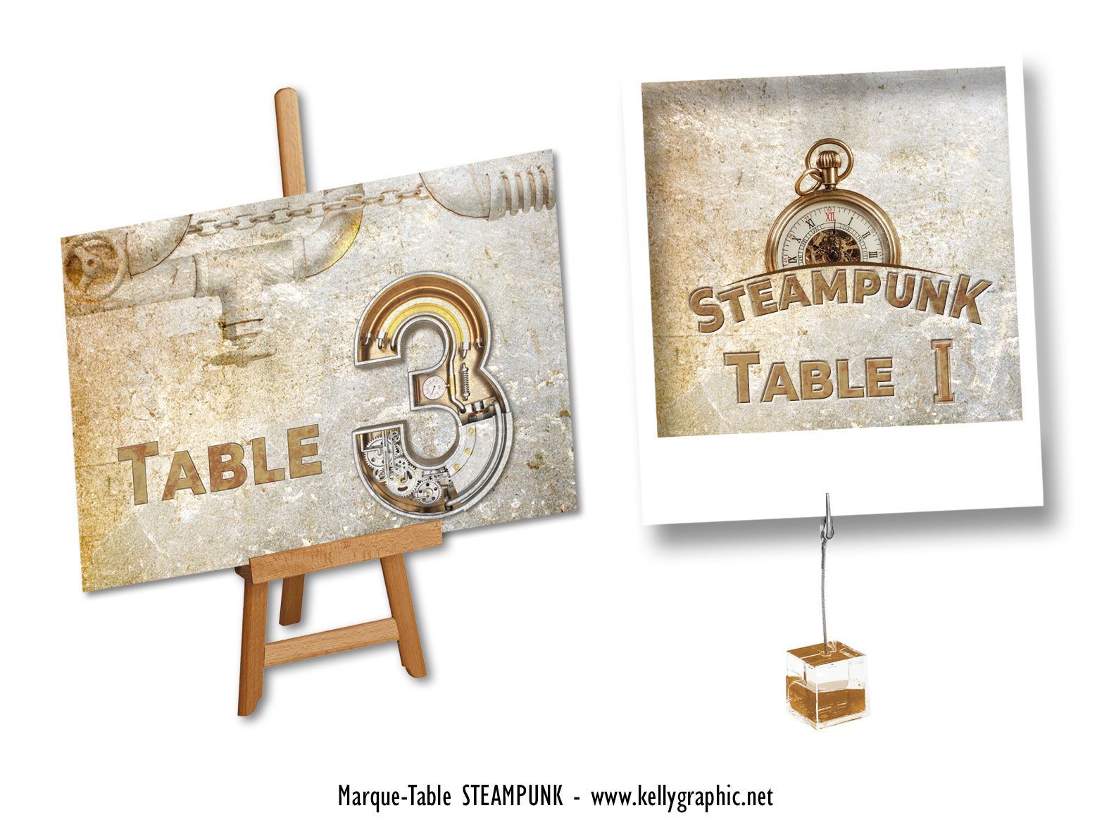 Marques Tables Mariage Steampunk Marques Tables Mariage Steampunk