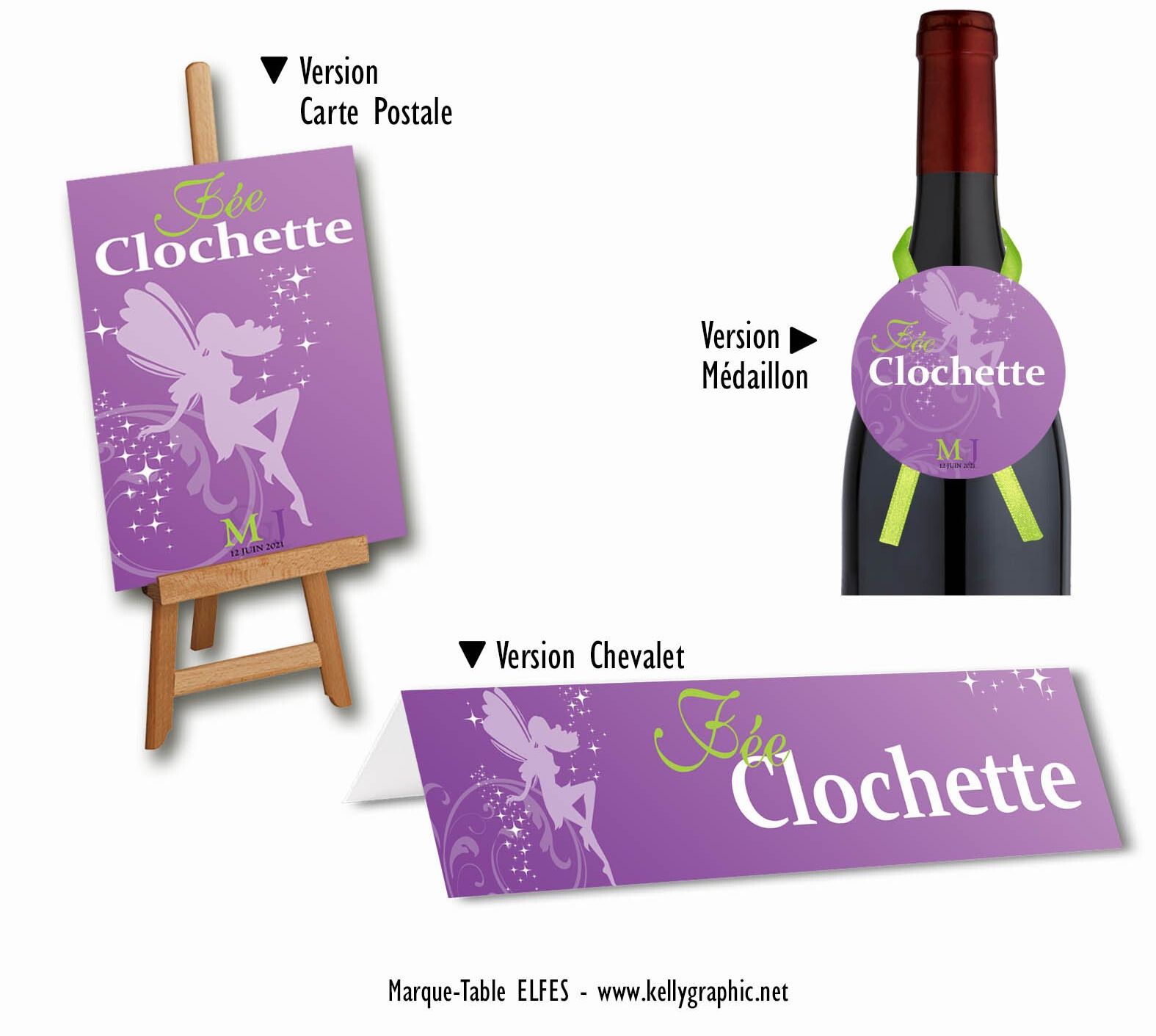 Marques Tables Mariage fées Disney Marques Tables Mariage fées Disney