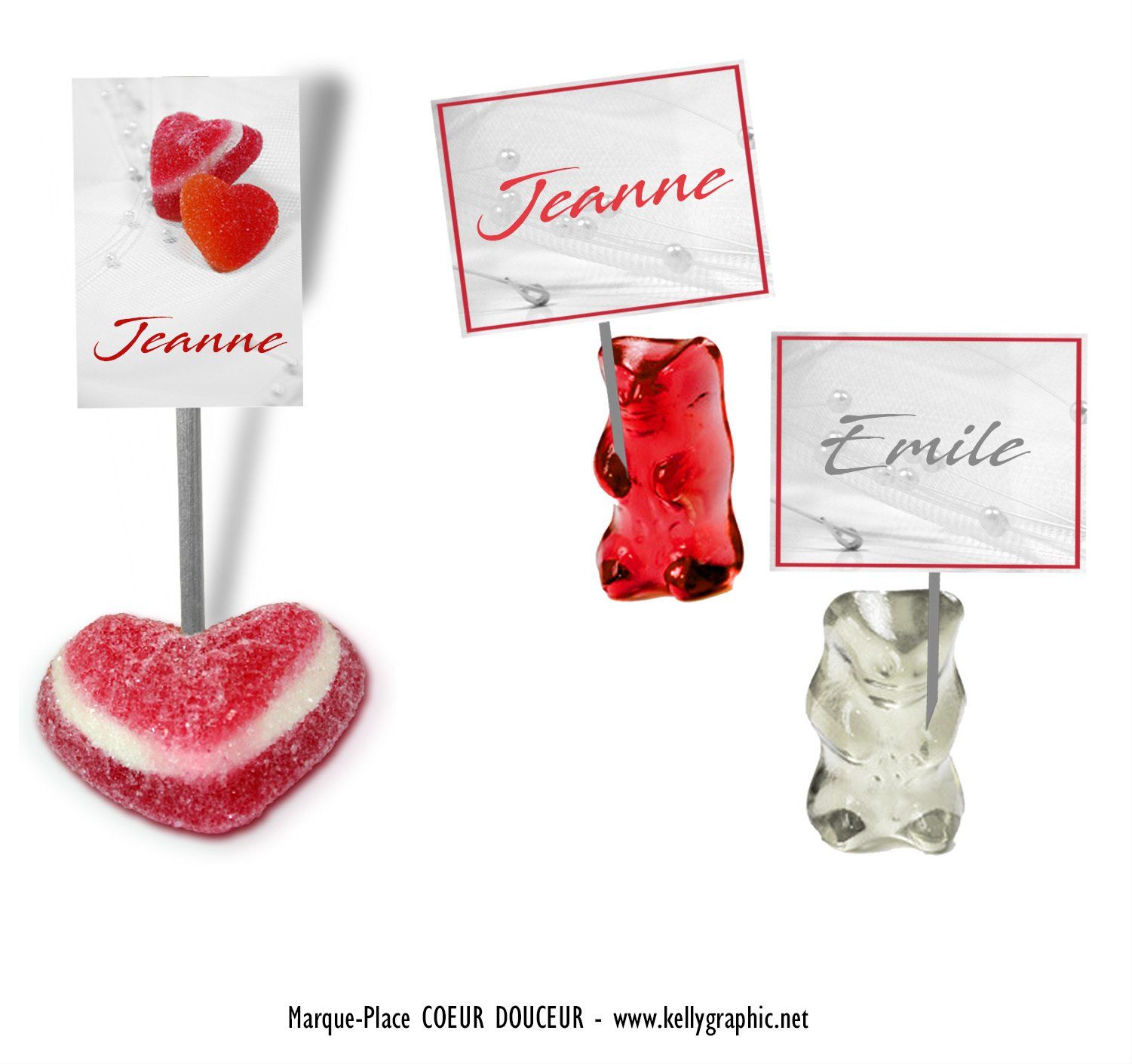 Marques place Déco Mariage Pâte de fruit Marques place Déco Mariage Pâte de fruit