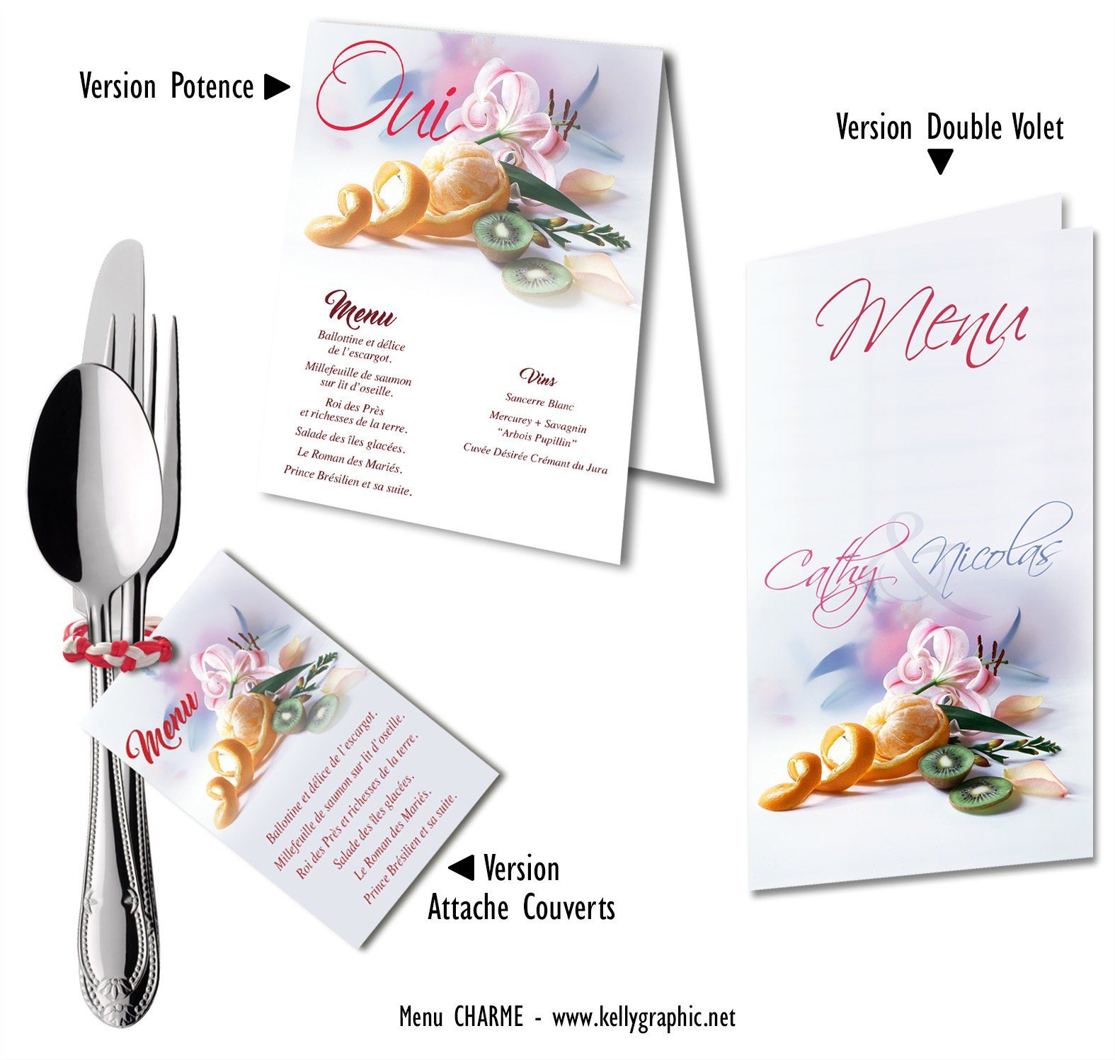 menus Mariage Fruits Amour Coeur menus Mariage Fruits Amour Coeur